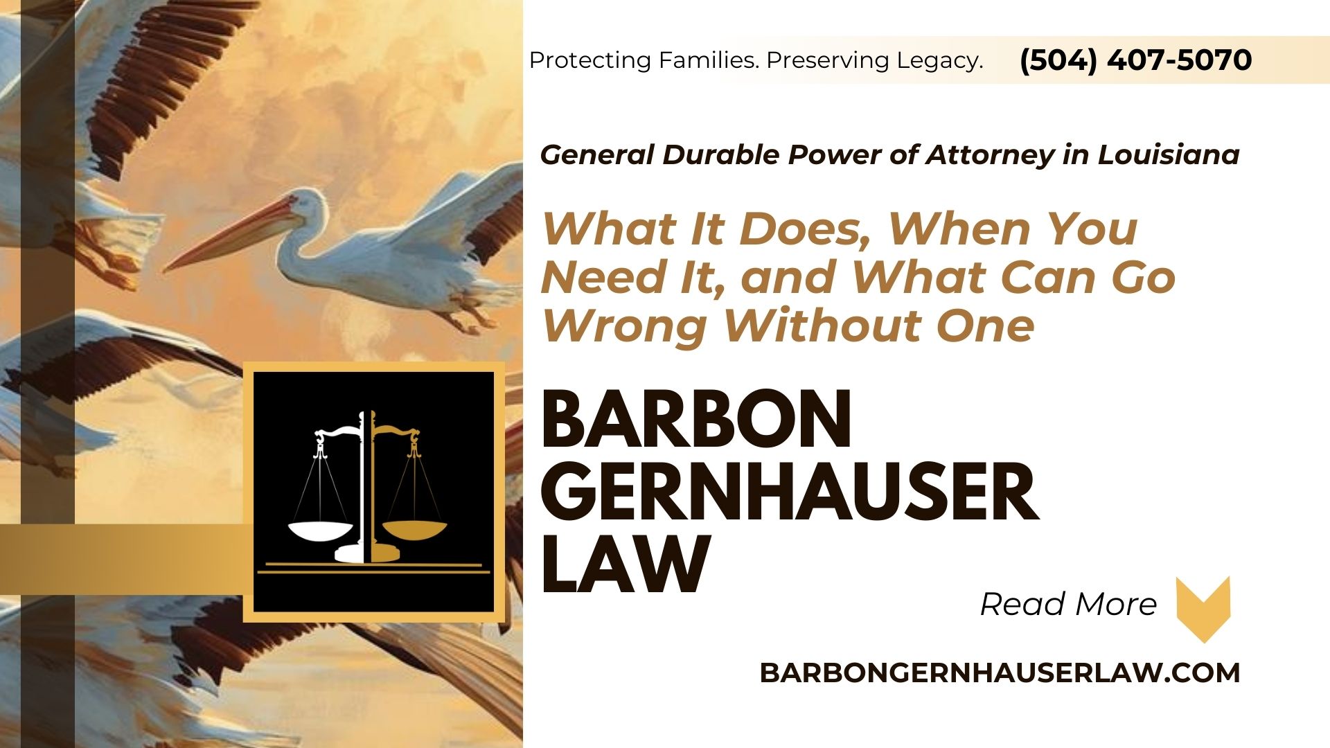 Louisiana General Durable Power of Attorney | What It Does + Why It Matters